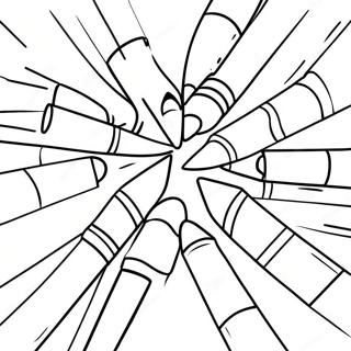 Crayons Coloring Page 39247-32586