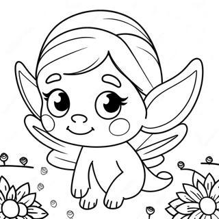 Pixie Coloring Pages