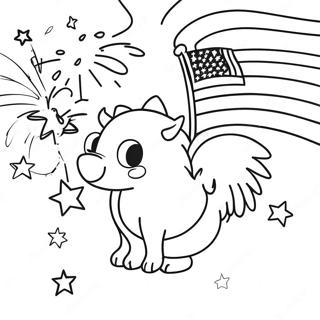 Fourth Of July Coloring Page 39267-32602