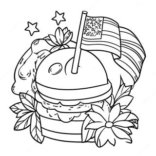 Fourth Of July Coloring Page 39267-32604