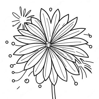 Festive Fireworks Coloring Page 39268-32611