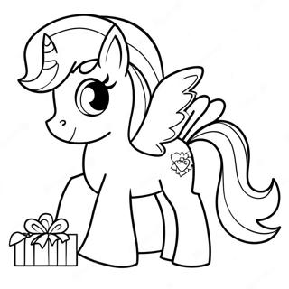 My Little Pony Christmas Coloring Page 39277-32606