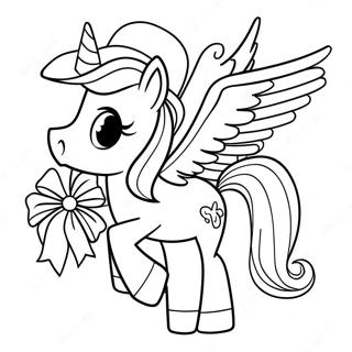 My Little Pony Christmas Coloring Page 39277-32608