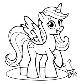 Festive My Little Pony Characters Coloring Page 39278-32613