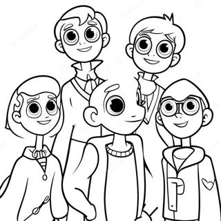 Cyberchase Characters Adventure Coloring Page 39308-32641