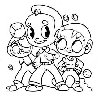 Cyberchase Characters Adventure Coloring Page 39308-32642