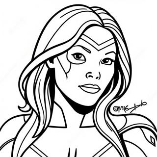 Gamora Coloring Page 39337-32658