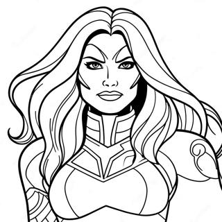 Gamora Coloring Page 39337-32659