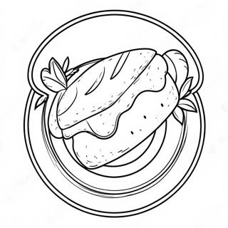 Bread Barbershop Logo Coloring Page 39357-32675