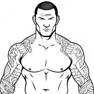 Randy Orton Coloring Pages