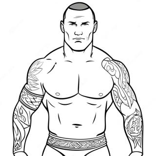 Randy Orton Wwe Coloring Page 39387-32695