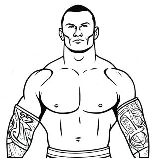 Randy Orton Wwe Coloring Page 39387-32696