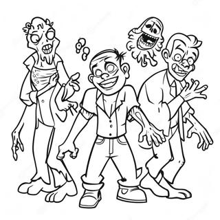 Disney Zombies Coloring Page 39397-32700