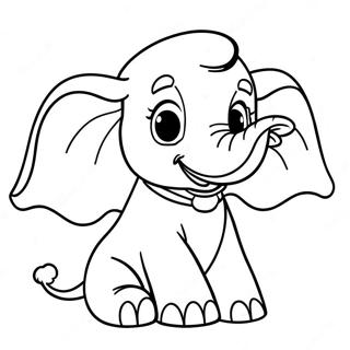 Dumbo Coloring Pages