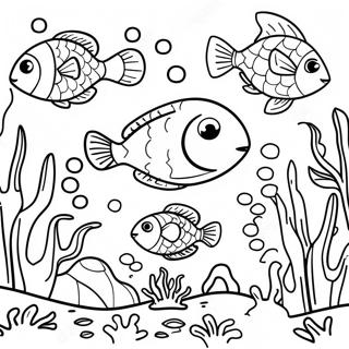 Realistic Fish For Adults Coloring Pages