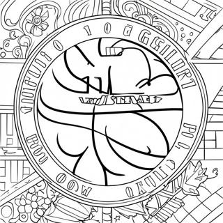 Nba Logo Coloring Page 39427-32723