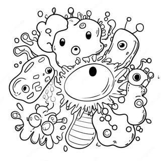 Bacteria Coloring Page 39457-32750