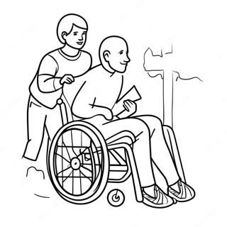 Disability Awareness Coloring Page 39467-32764