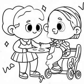 Inclusive Kids Coloring Page 39468-32754