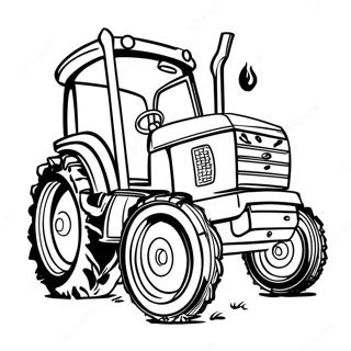 Pulling Tractor Coloring Page 39477-32758