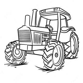 Pulling Tractor Coloring Page 39477-32759