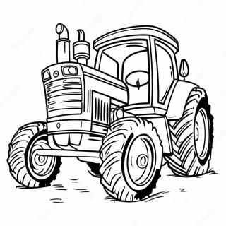 Pulling Tractor Coloring Page 39477-32760