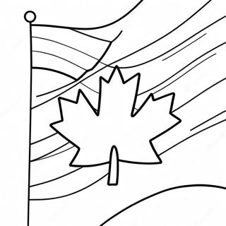 Canada Flag Coloring Page 39517-32799