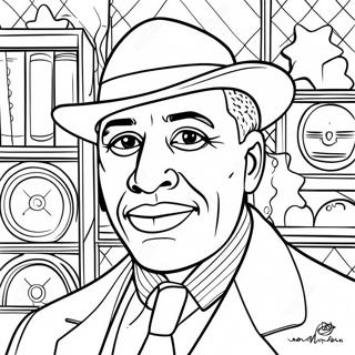 Garrett Morgan Inventor Coloring Page 39528-32811