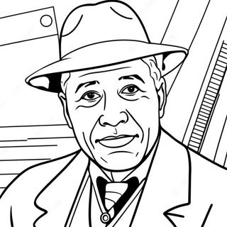 Garrett Morgan Inventor Coloring Page 39528-32812