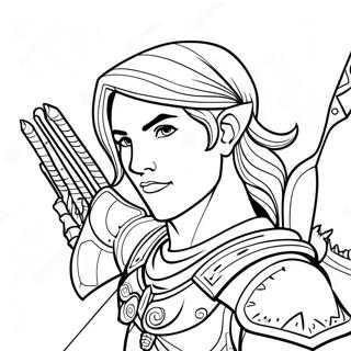 Sagittarius Coloring Pages