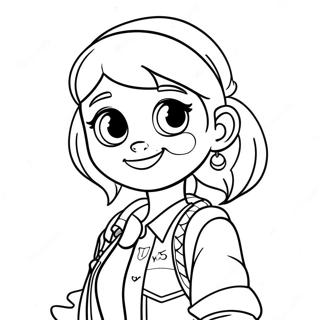 Marinette Miraculous Coloring Page 39567-32838