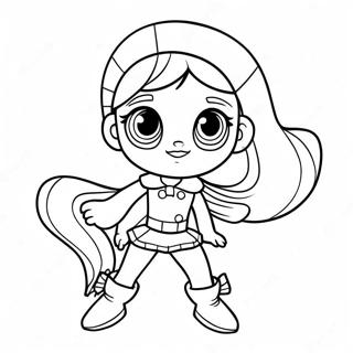 Marinette In Hero Costume Coloring Page 39568-32843