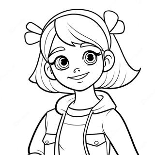 Marinette In Hero Costume Coloring Page 39568-32844