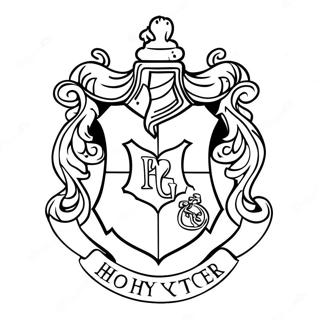 Harry Potter House Crest Coloring Page 39577-32845