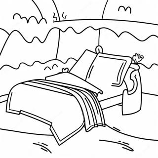 Blanket Coloring Pages