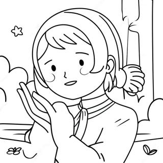 Oshi No Ko Coloring Page 39597-32863