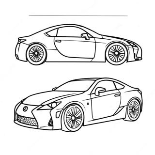 Lexus Sports Car Coloring Page 39608-32873