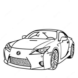 Lexus Sports Car Coloring Page 39608-32875