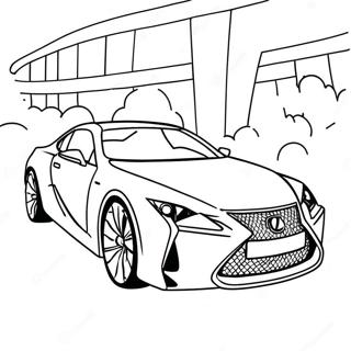 Lexus Sports Car Coloring Page 39608-32876