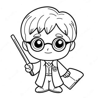 Harry Potter Chibi Coloring Page 39637-32895