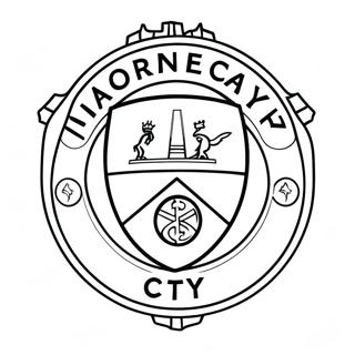 Man City Logo Coloring Page 39657-32915