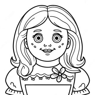 Annabelle Coloring Pages