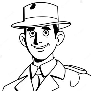 Inspector Gadget Coloring Page 39687-32939