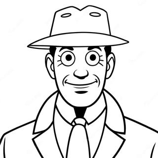 Inspector Gadget Coloring Page 39687-32940