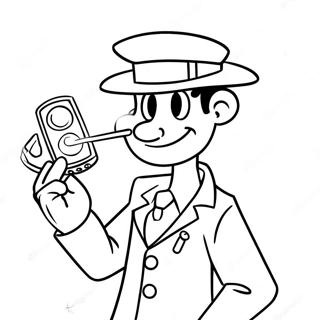 Inspector Gadget Coloring Pages