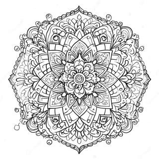 Hard Flower Coloring Pages