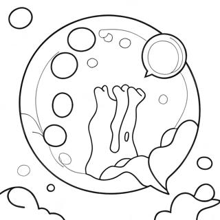 Colorful Bubble Adventure Coloring Page 3971-3213