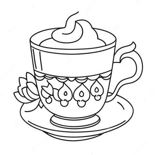 Teacup Coloring Page 39727-32950