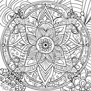 Sacred Geometry Coloring Pages