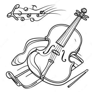 Violin Coloring Page 39757-32987